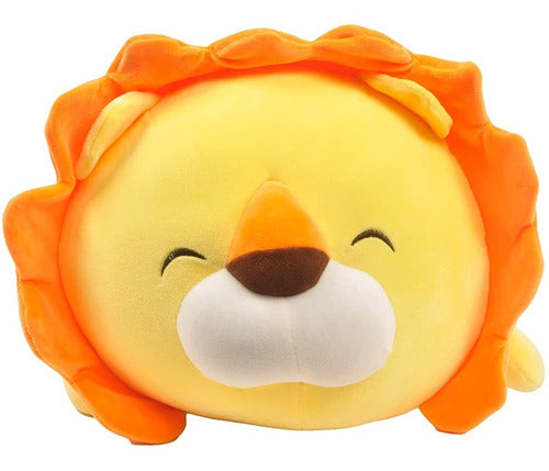 Peluche Almohada Felpa Leon Kawaii Grande 50 Cm - Spacemarket