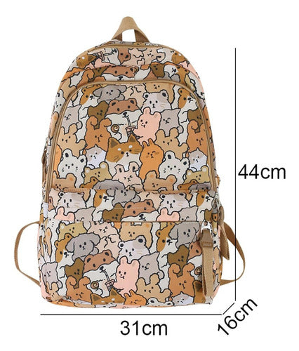 Mochila Multiuso Diseño Animales Kawaii 45 Cm - Spacemarket