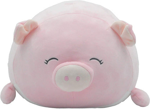 Peluche Almohada Mediano Felpa De Chancho Cerdo 35 Cm - Spacemarket