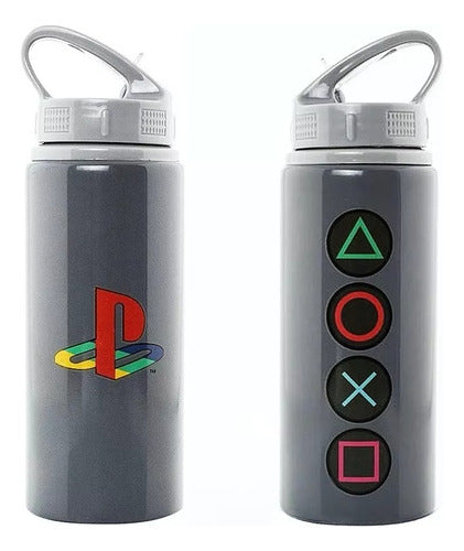 Botella Para Agua De Aluminio Playstation Original - Spacemarket