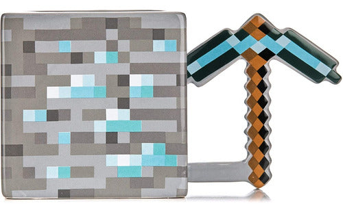 Taza Tazon Minecraft Pickaxe Original Con Caja 400ml - Spacemarket