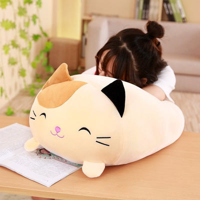 Peluche Gato Grande 60 Cm Kawaii - Spacemarket