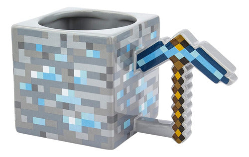 Taza Tazon Minecraft Pickaxe Original Con Caja 400ml - Spacemarket