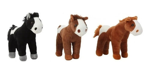 Hermoso Peluche Caballo Caballito 22cm Juguete Niños - Spacemarket