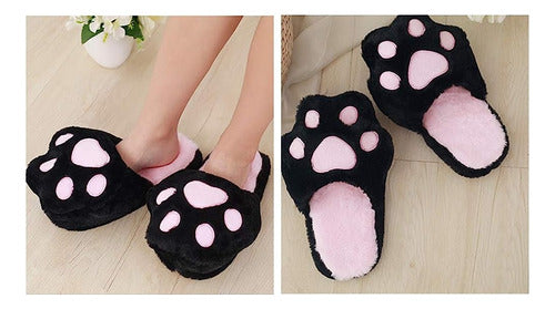 Pantuflas Gato Kawaii Talla Adulto - Spacemarket