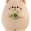 Peluche Gato Palta Aguacate Kawaii Felpa 20 Cm - Spacemarket