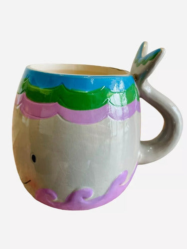 Taza Ballena Kawaii Con Caja Temática - Spacemarket